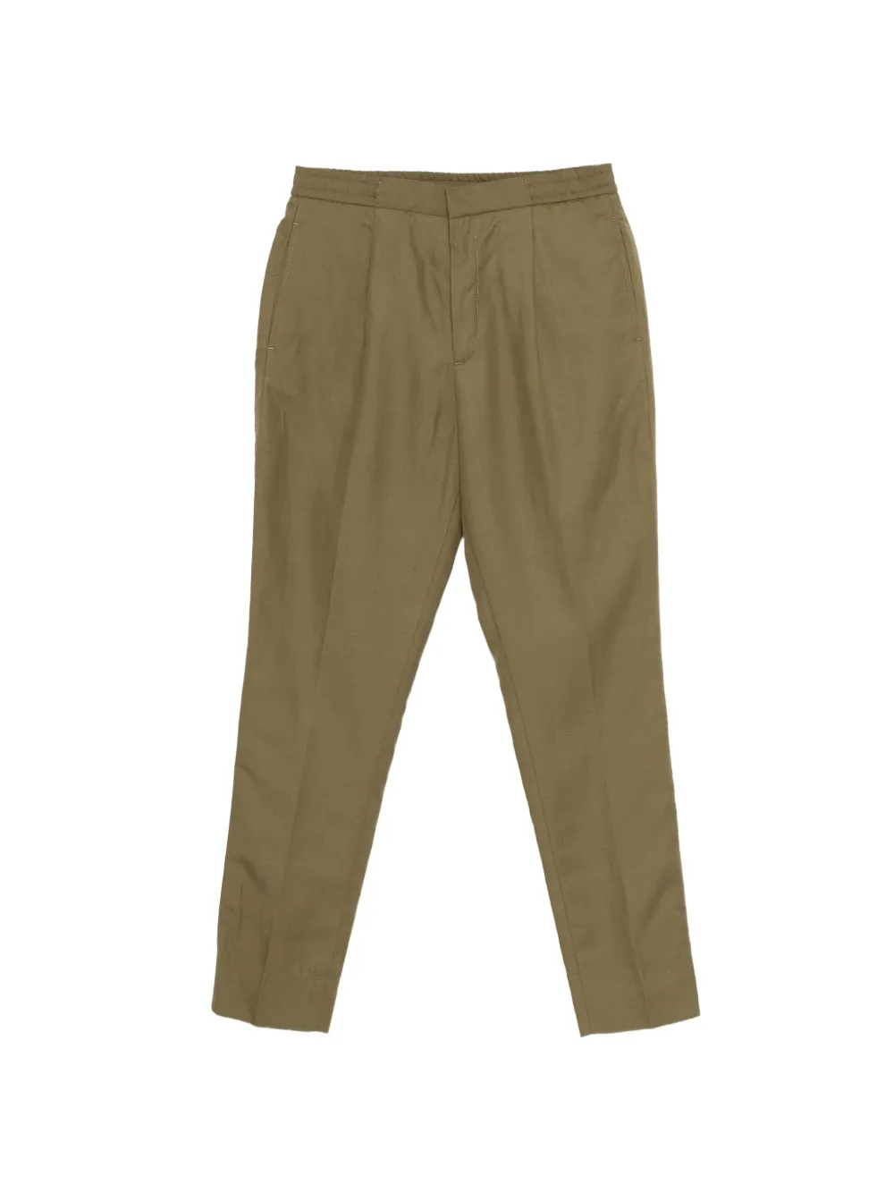 Officine Generale pleated trousers - Verde