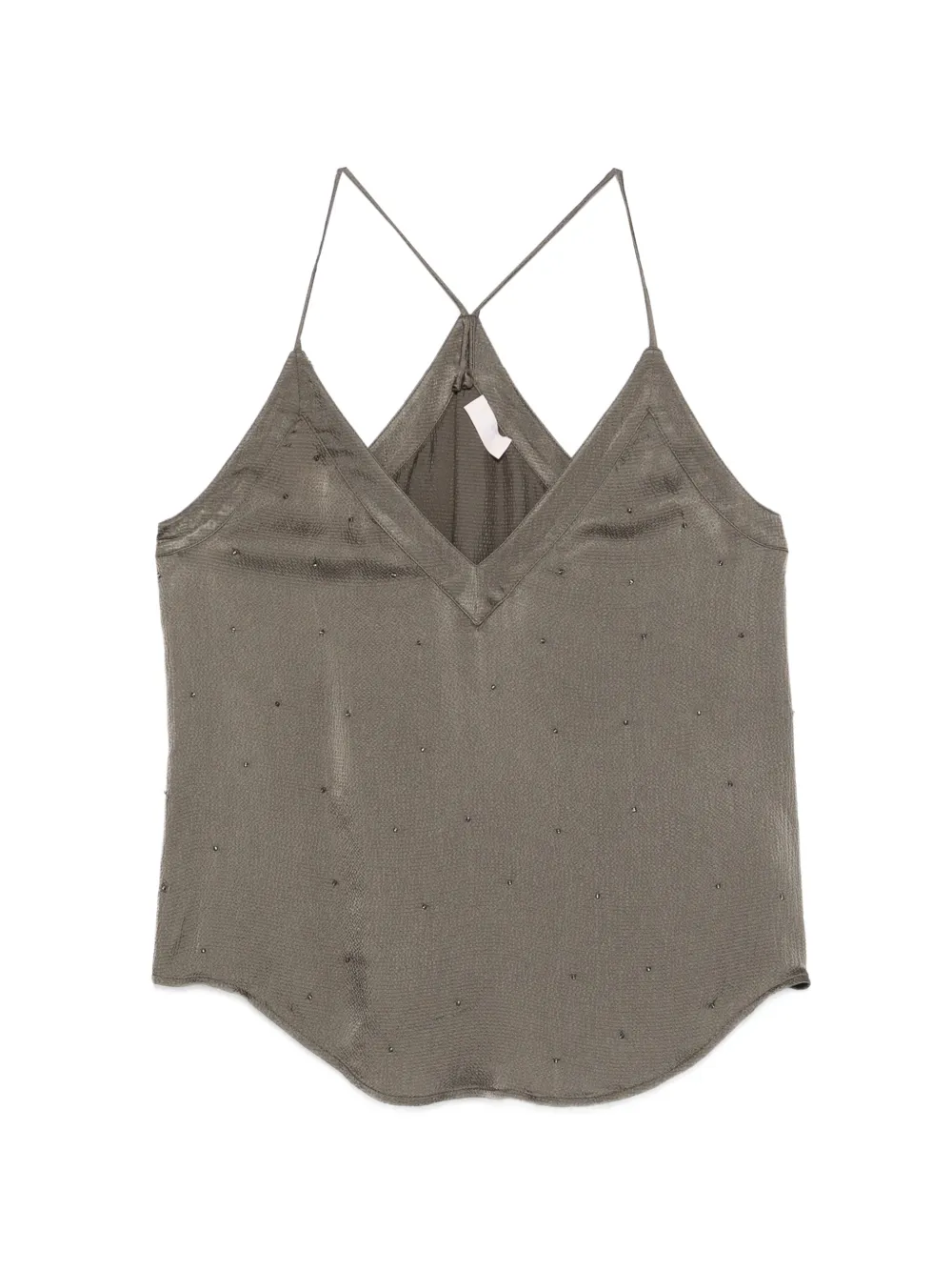 LIU JO embellished V-neck top - Grün