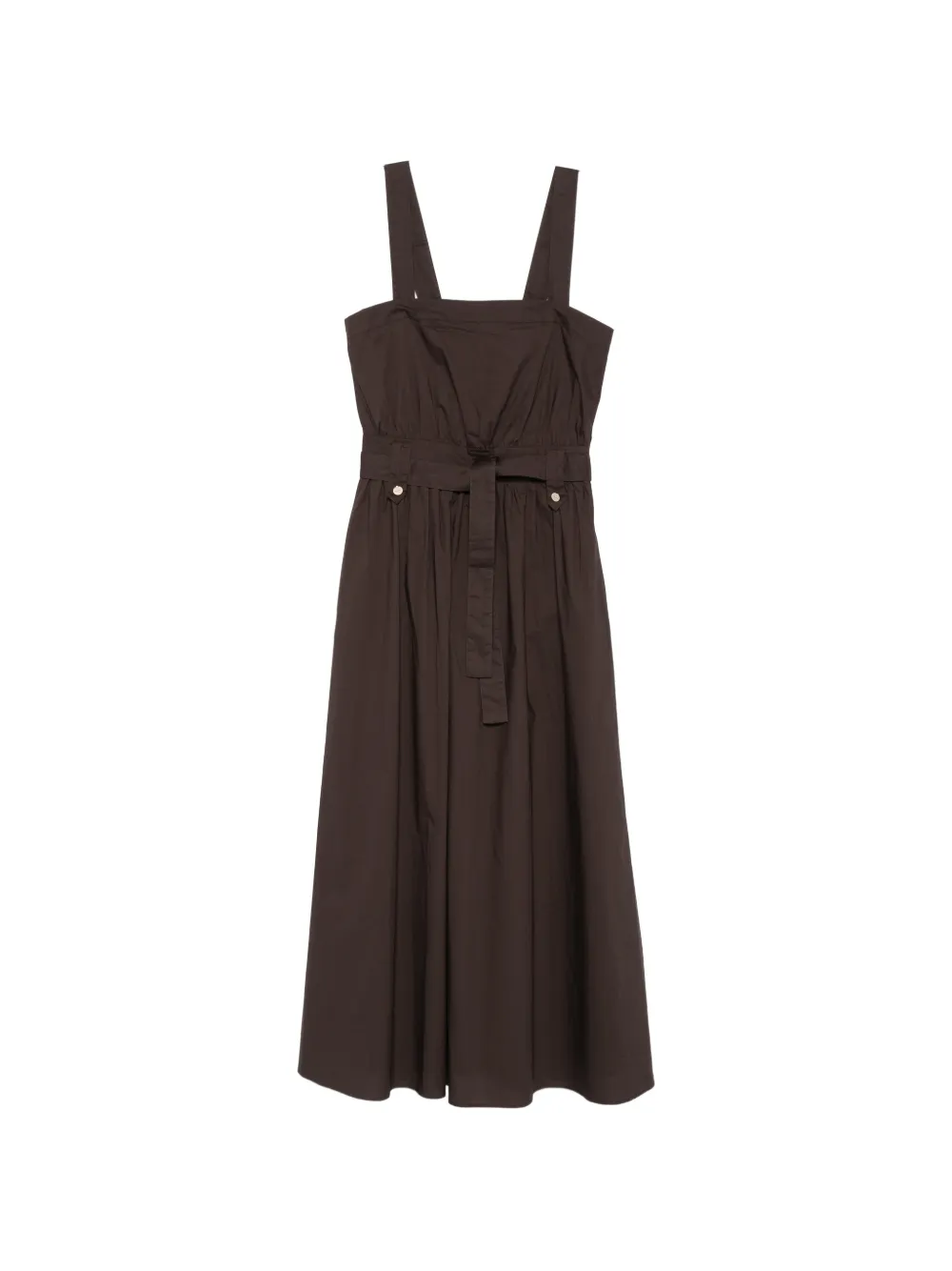 LIU JO button bandeau dress - Braun