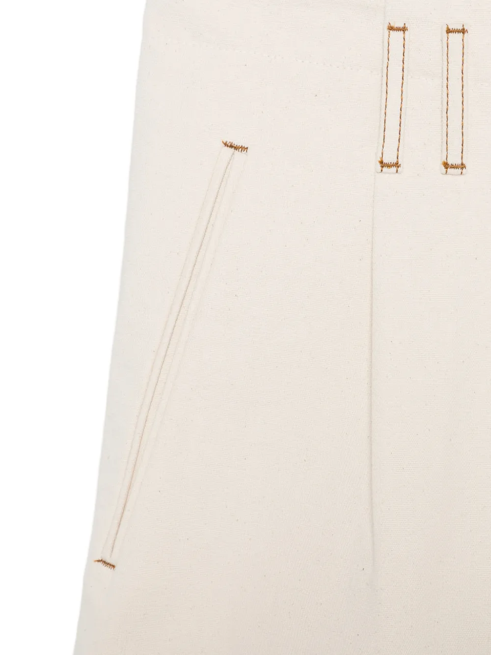 Lanvin Shorts met opgestikte zak Beige