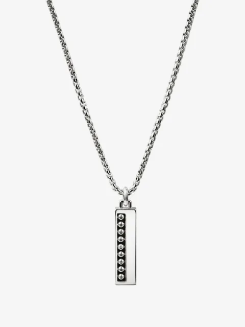 John Hardy nailhead rag necklace