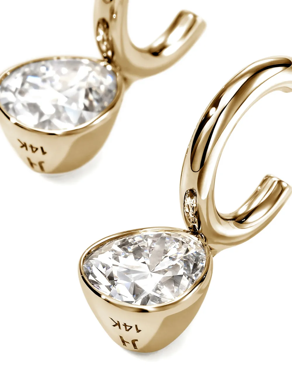 Lovestruck™ Gold Diamond Hoop Earrings