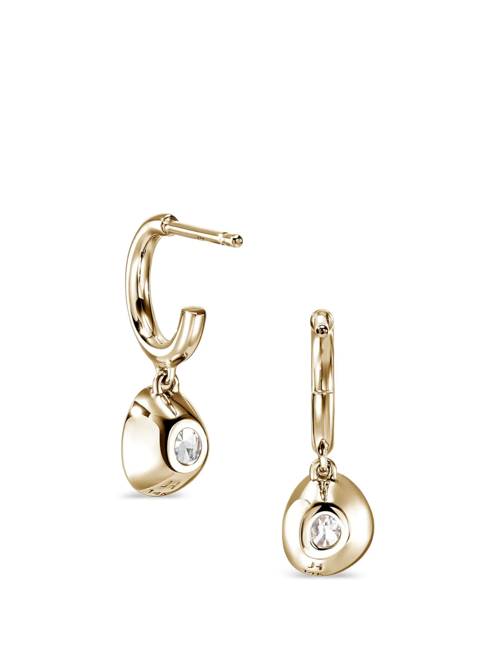 Lovestruck™ Gold Diamond Hoop Earrings