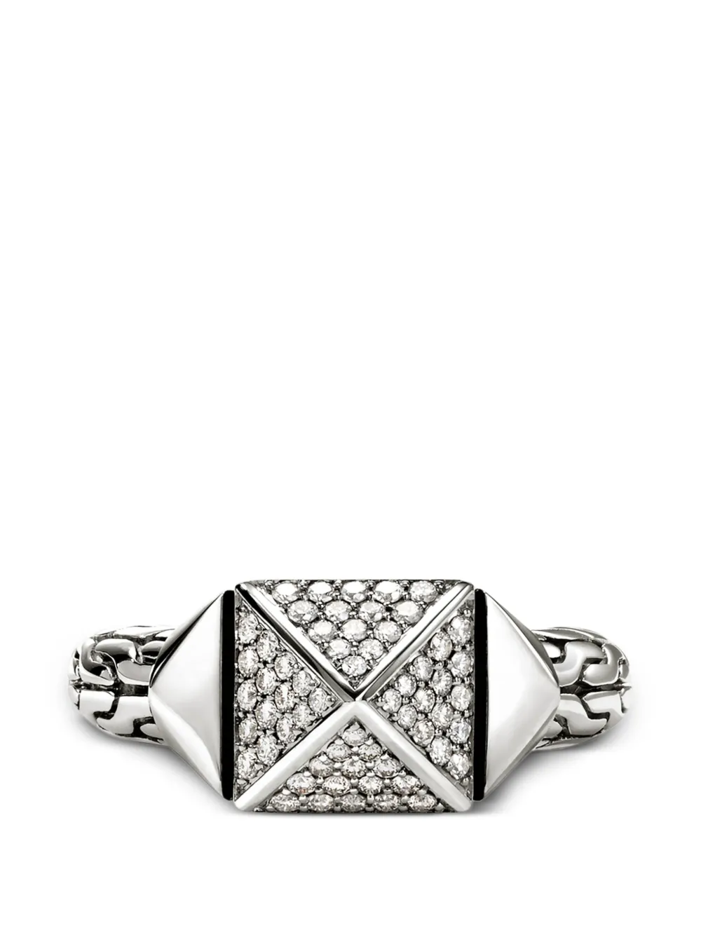 John Hardy Icon diamond ring - Argento