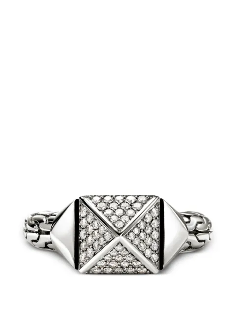 John Hardy anillo Icon con diamante
