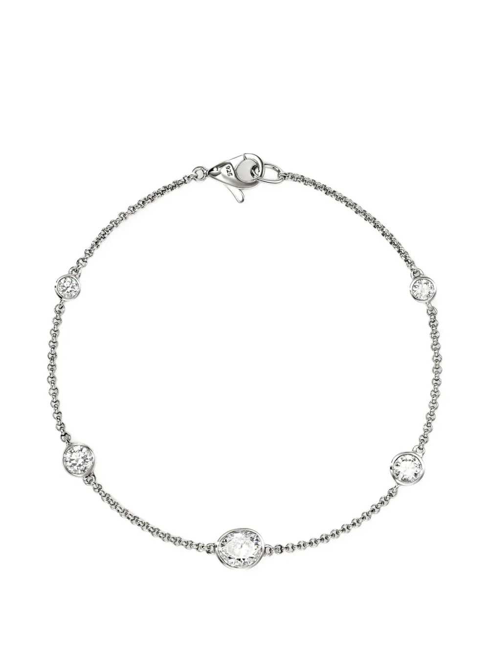 John Hardy Lovestruck™ station diamond bracelet - Argento