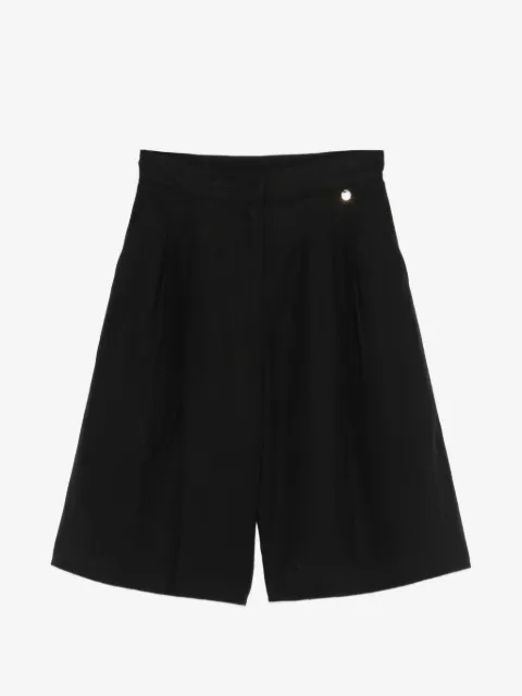 LIU JO logo detail button shorts