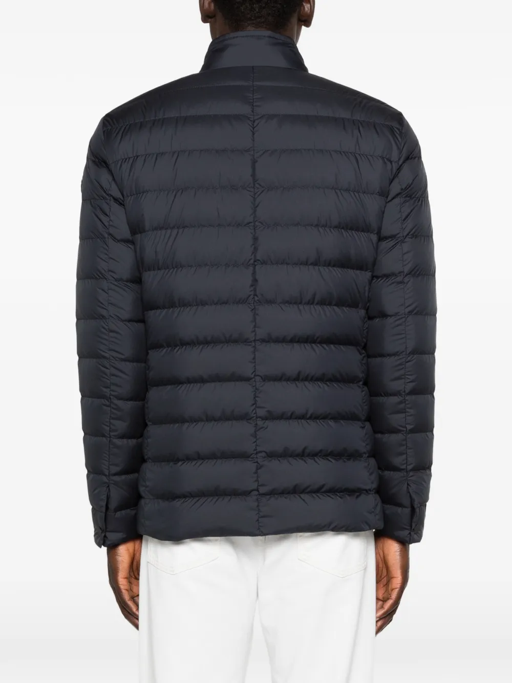 Moncler Kenai gewatteerd jack met knopen Blauw