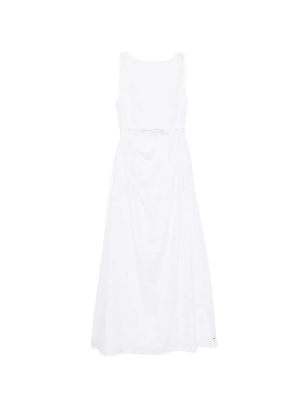 Kiki de Montparnasse Simone katoenen maxi-jurk met ringlets Wit