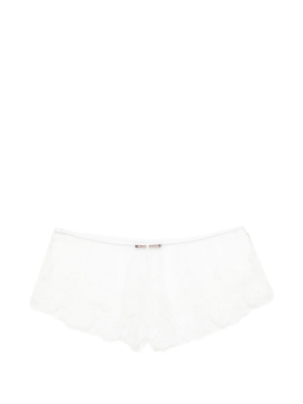 Kiki de Montparnasse Fleur Veloutée shorts Beige