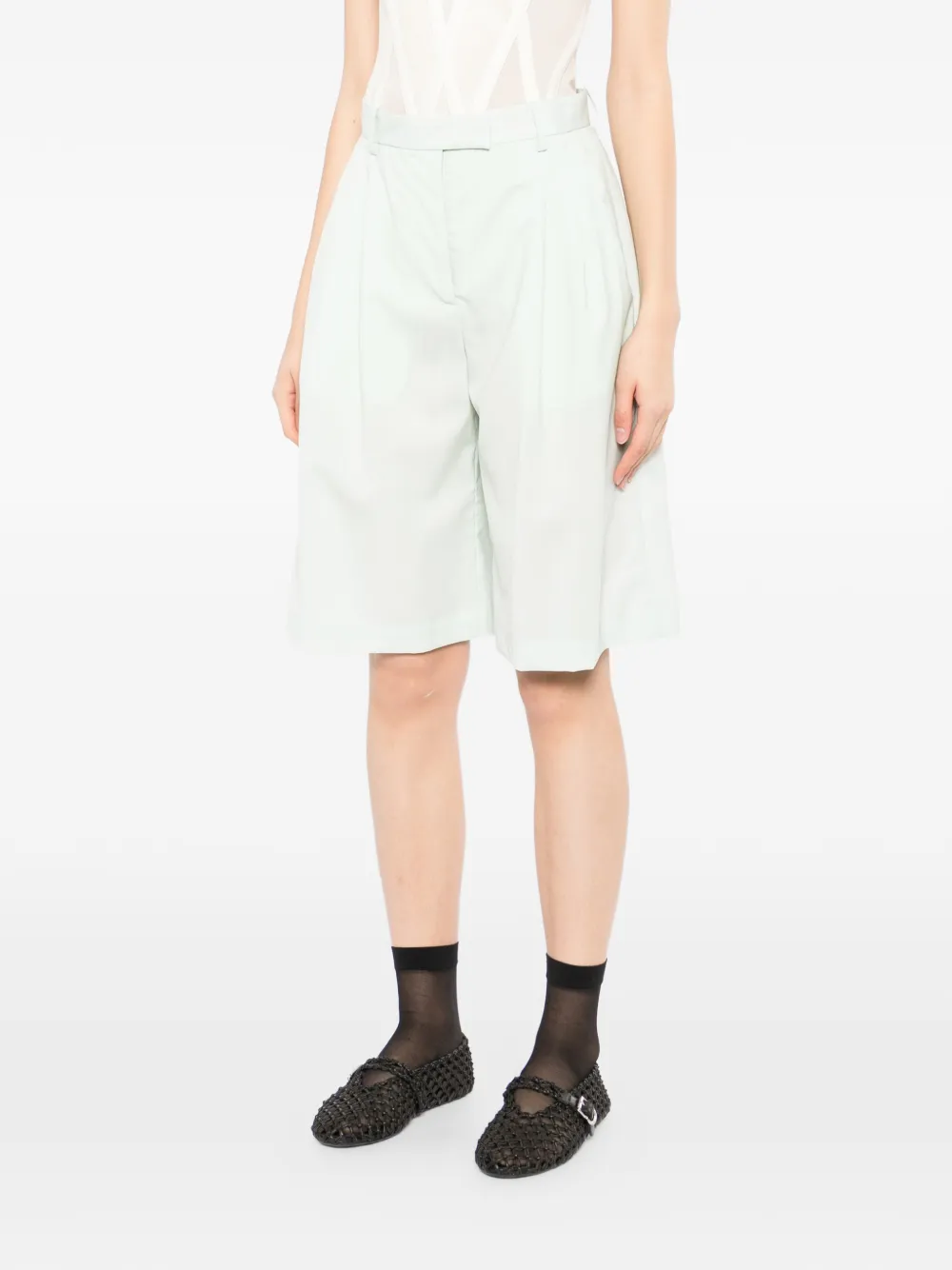 Kiki de Montparnasse Bermuda shorts Groen
