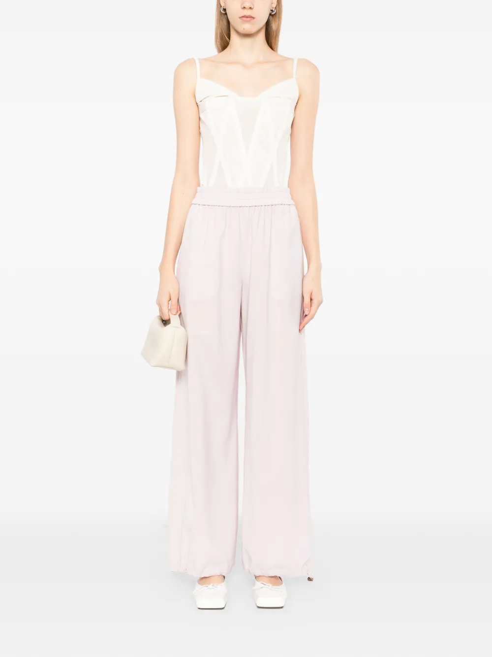 Kiki de Montparnasse Broek met elastische tailleband Roze