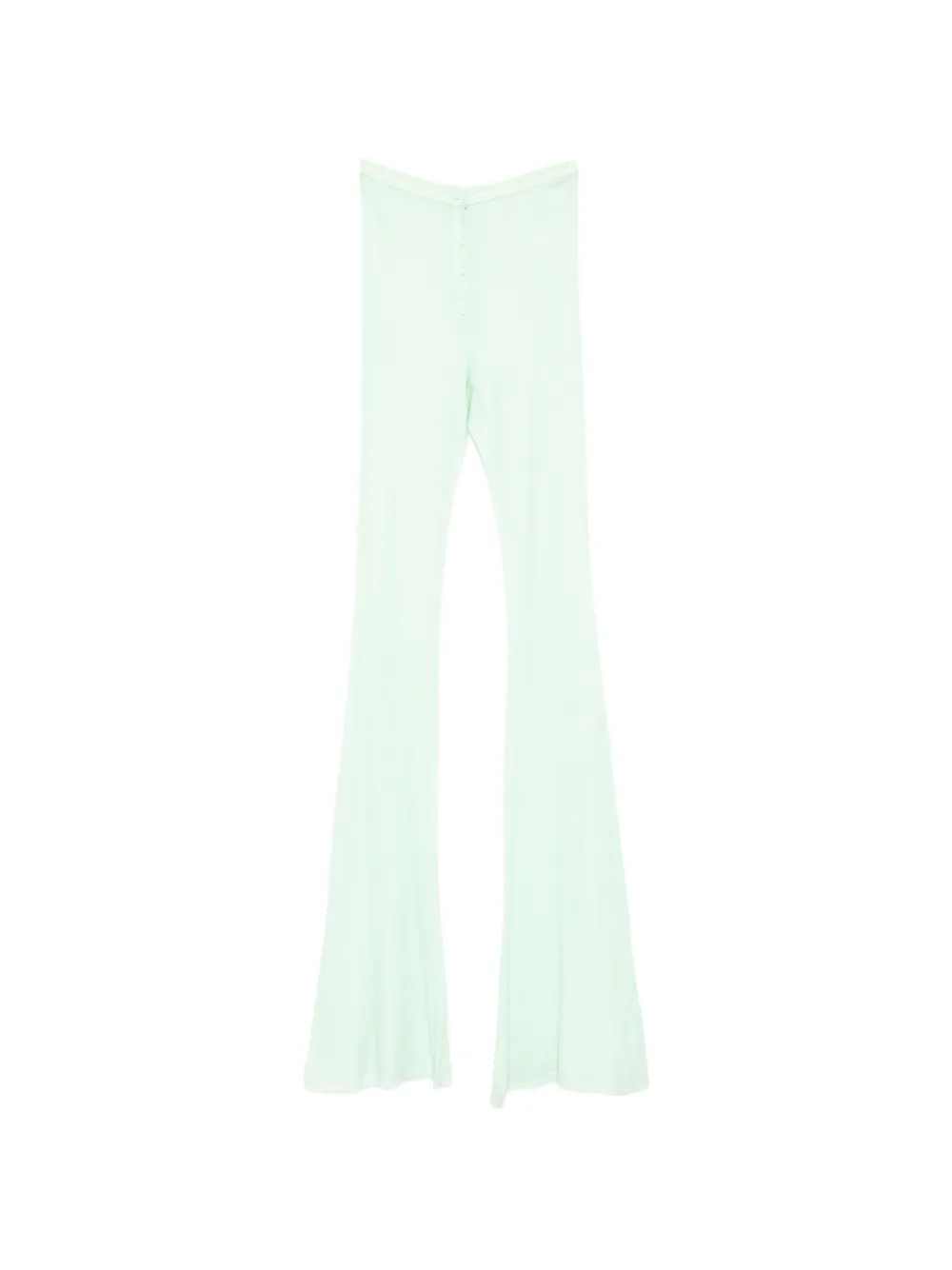 Kiki de Montparnasse Pantaloni gaufré con bottoni - Verde