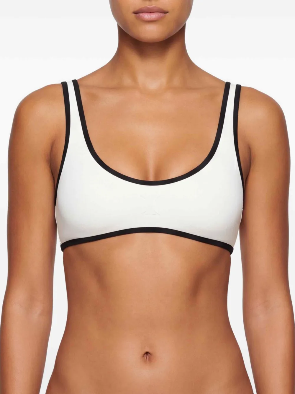 Kiki de Montparnasse Contrasterende bikinitop Wit