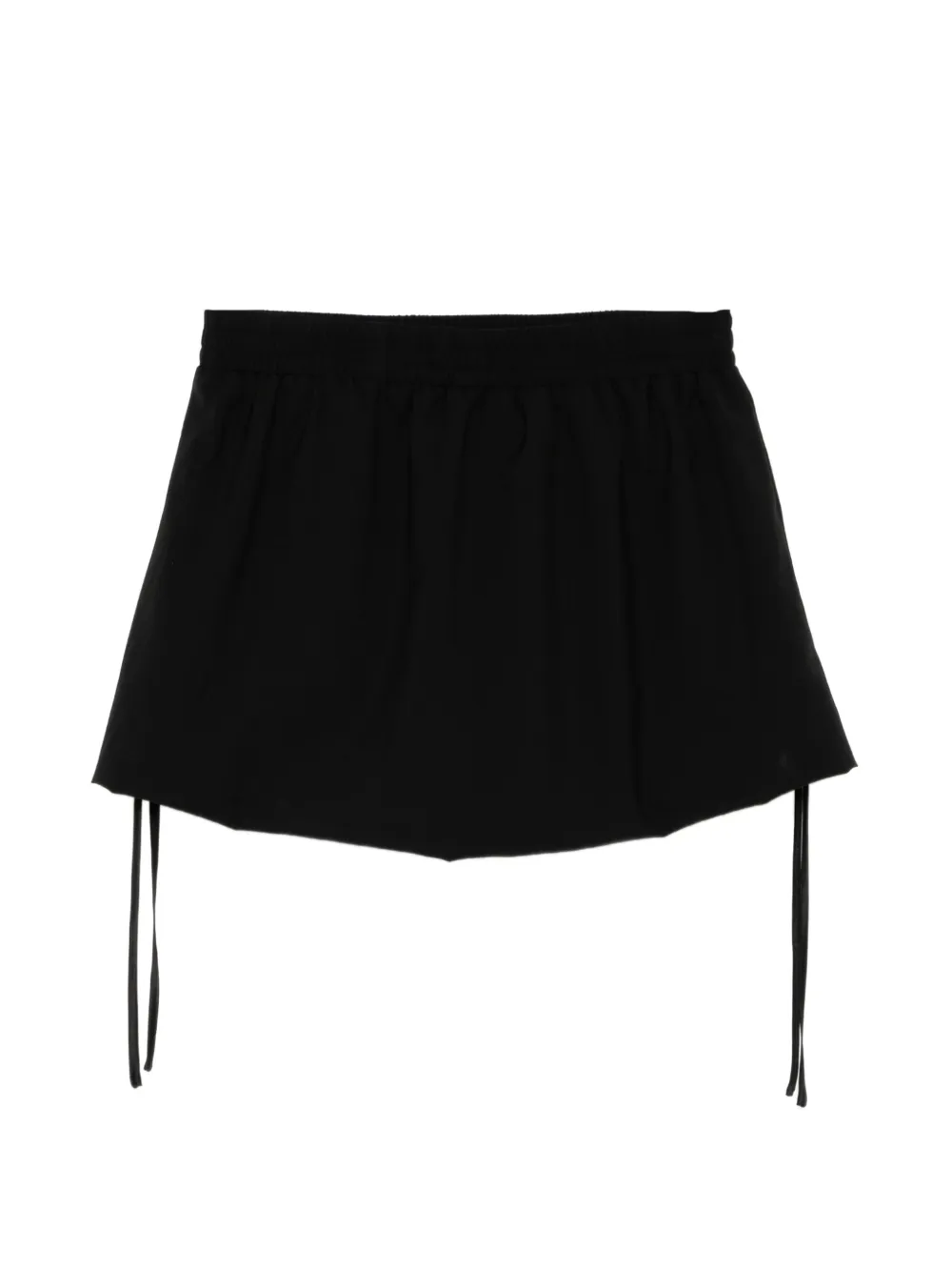 Kiki de Montparnasse drawstring mini skirt - Nero