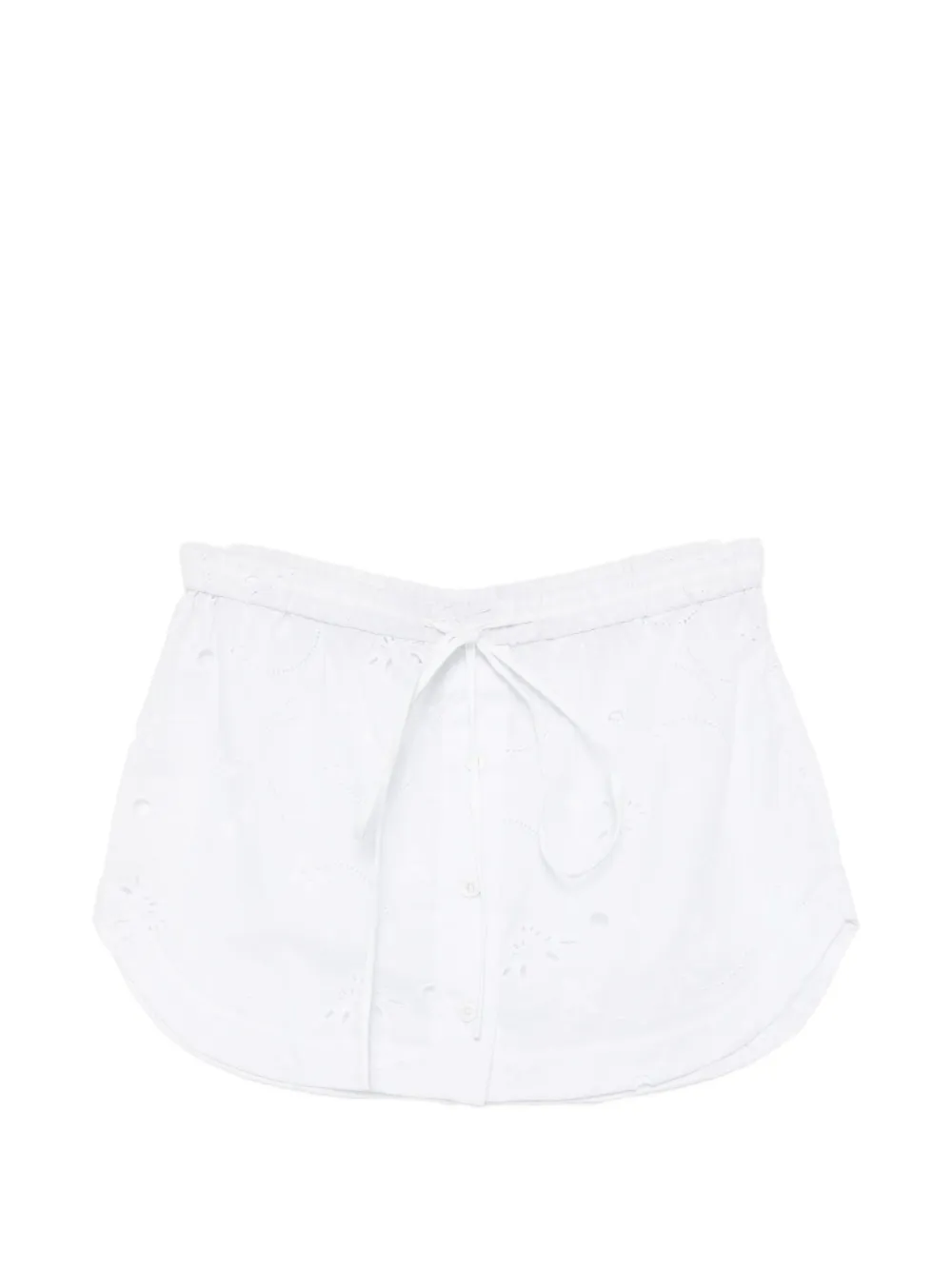 Kiki de Montparnasse Simone mini skirt - Bianco
