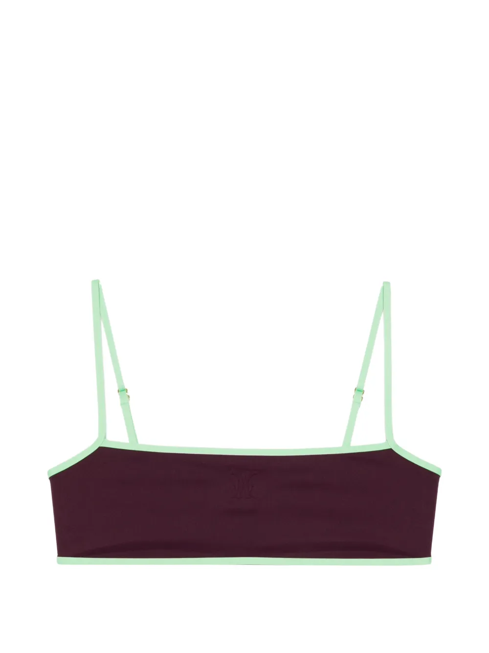 Kiki de Montparnasse contrast straight neck bikini - Viola