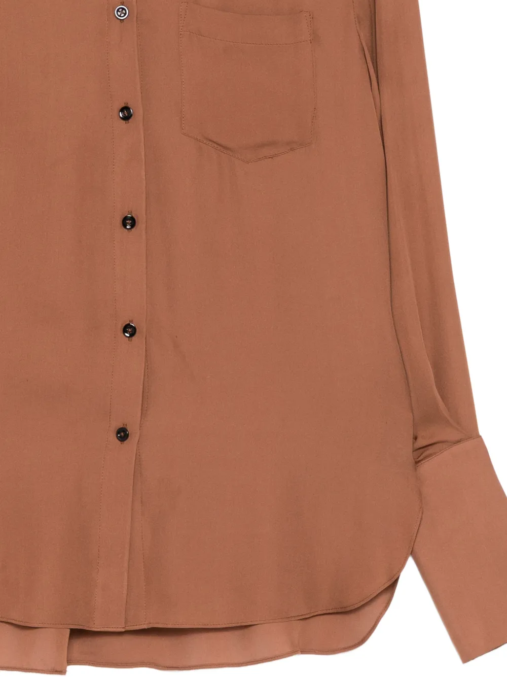 Kiki de Montparnasse Georgette overhemd Bruin