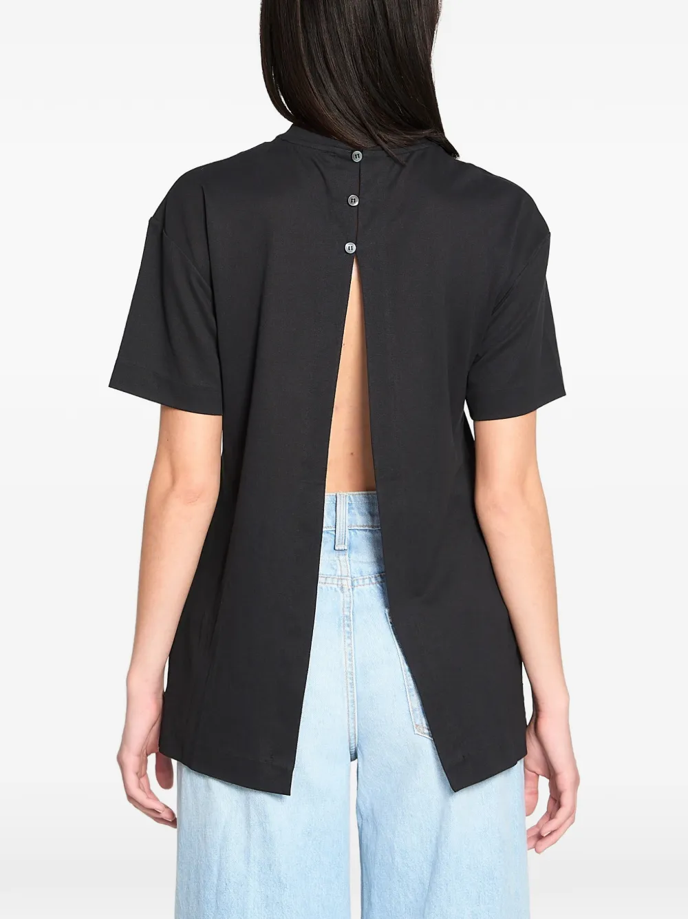 Jacquemus Le Haut Ventadou open-back T-shirt | Black | FARFETCH ID
