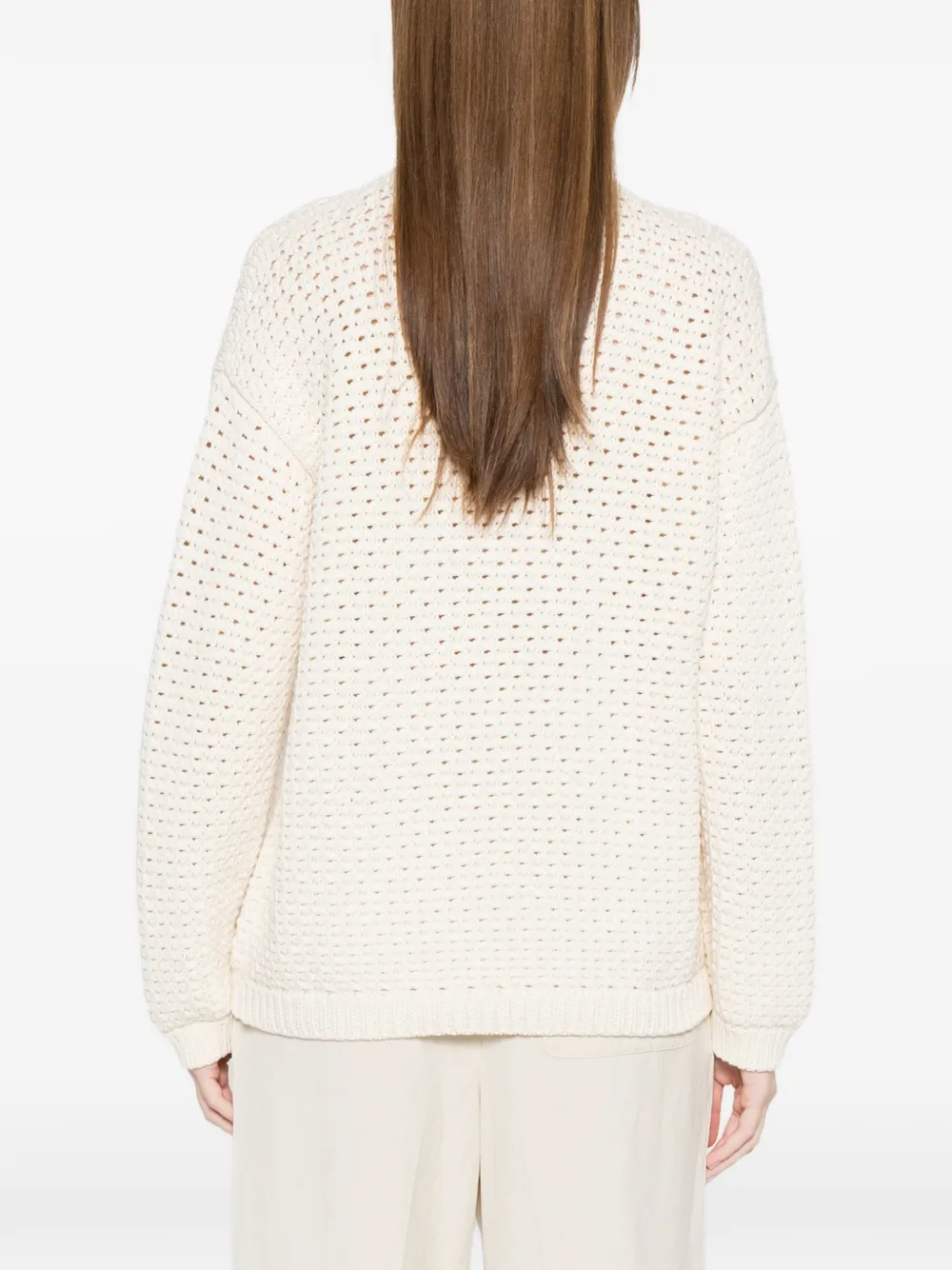 Fabiana Filippi Sweater met ronde hals Beige