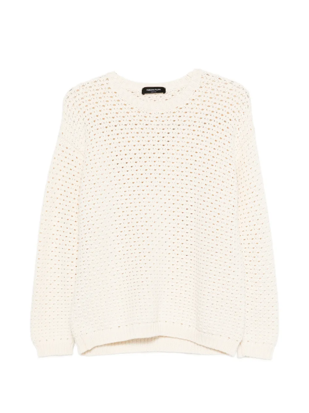 Fabiana Filippi round-neck sweater - Toni neutri