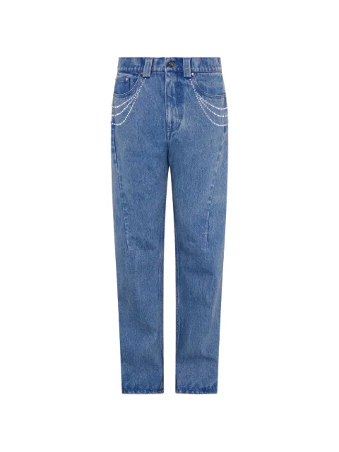 Paris Georgia jewelled straight jeans