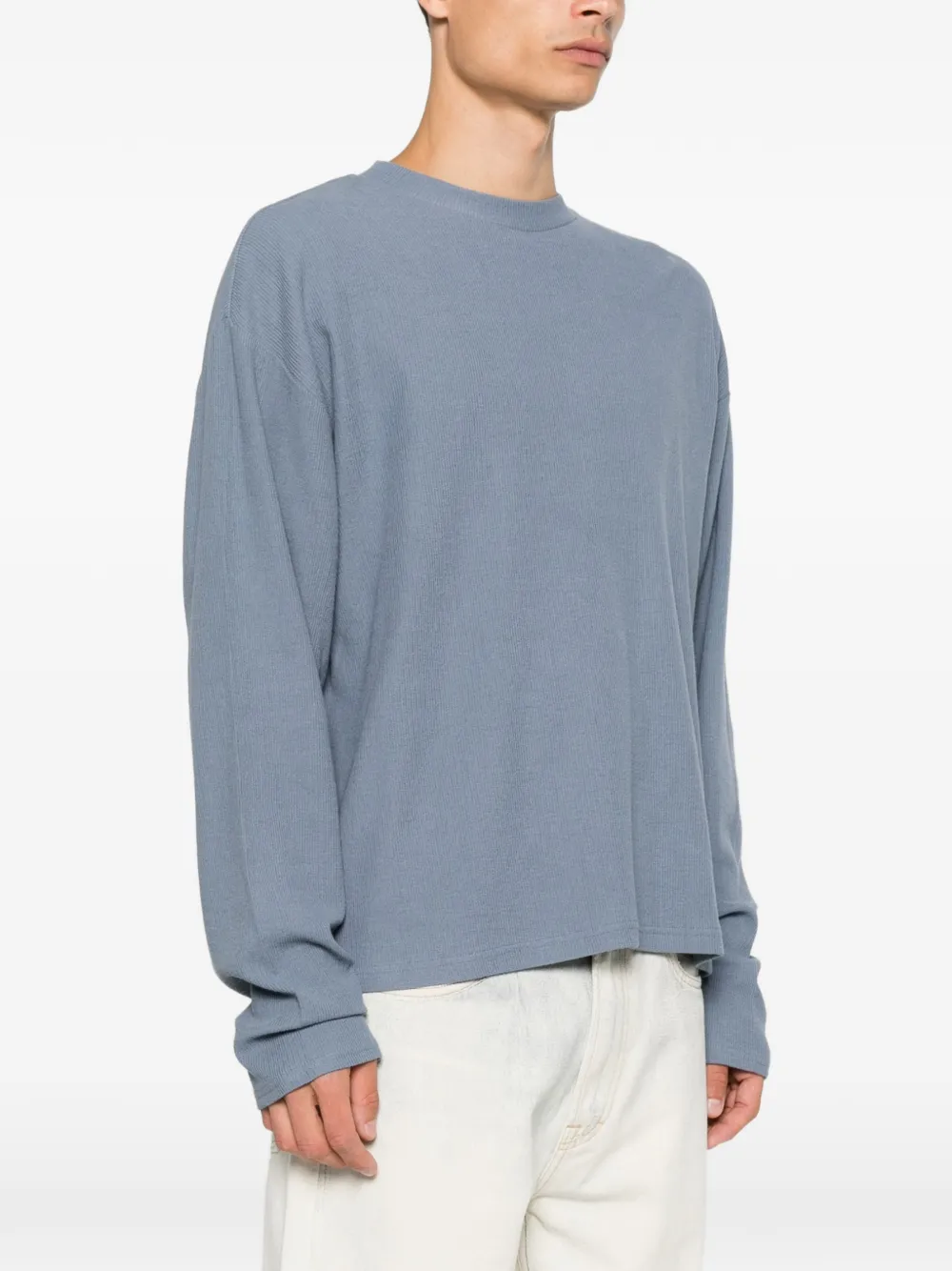 Won Hundred Steven LS T-shirt Blauw