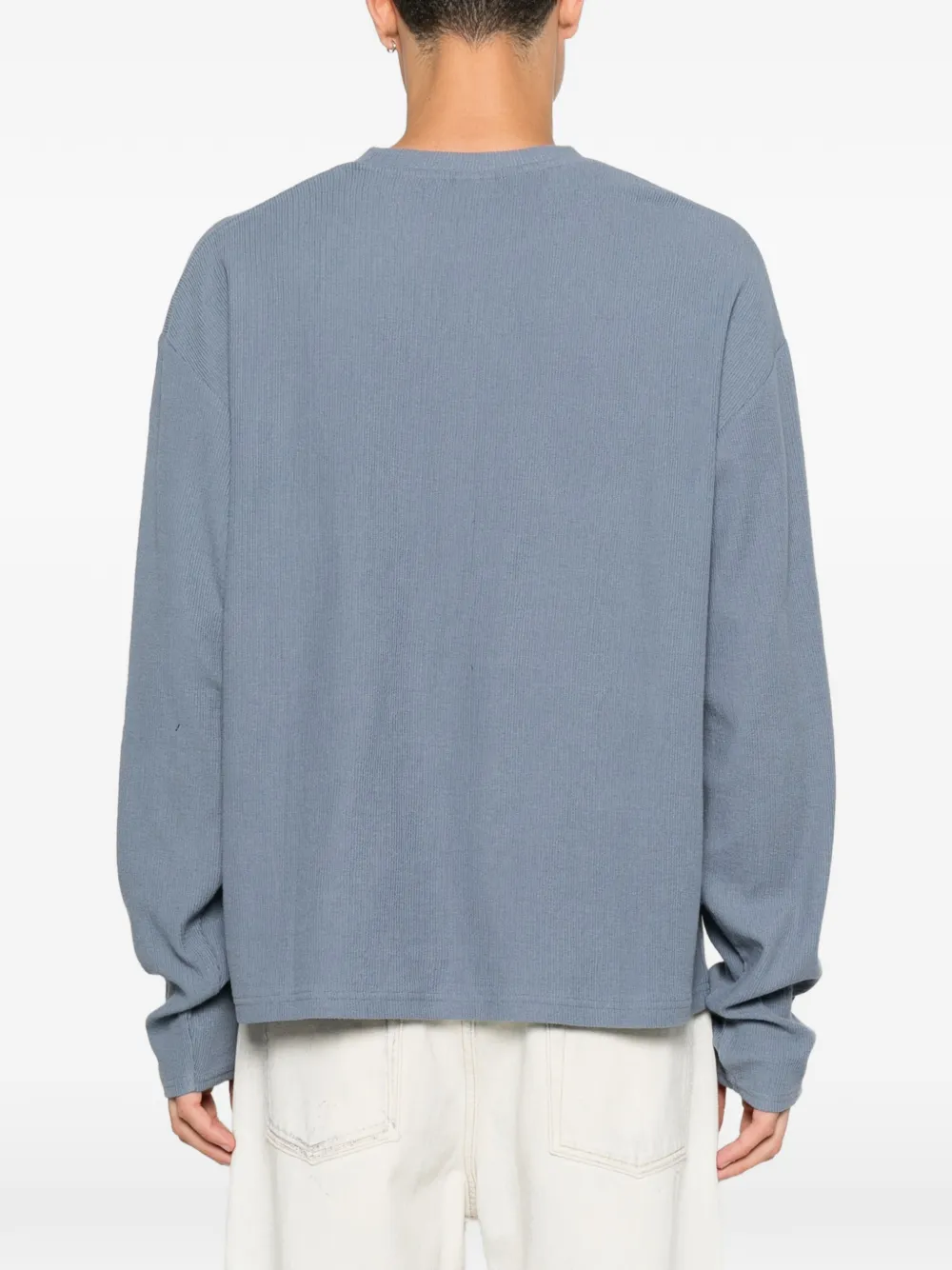 Won Hundred Steven LS T-shirt Blauw