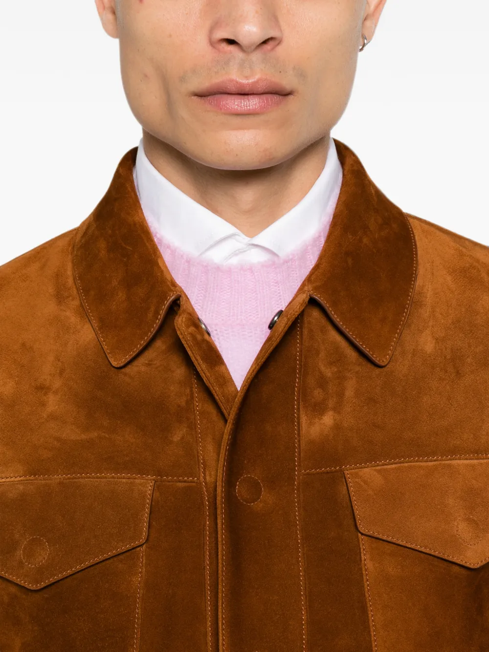 TOM FORD Suède jack Bruin