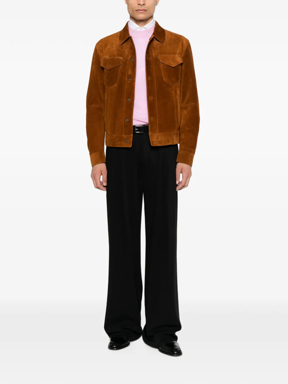 TOM FORD Suède jack Bruin