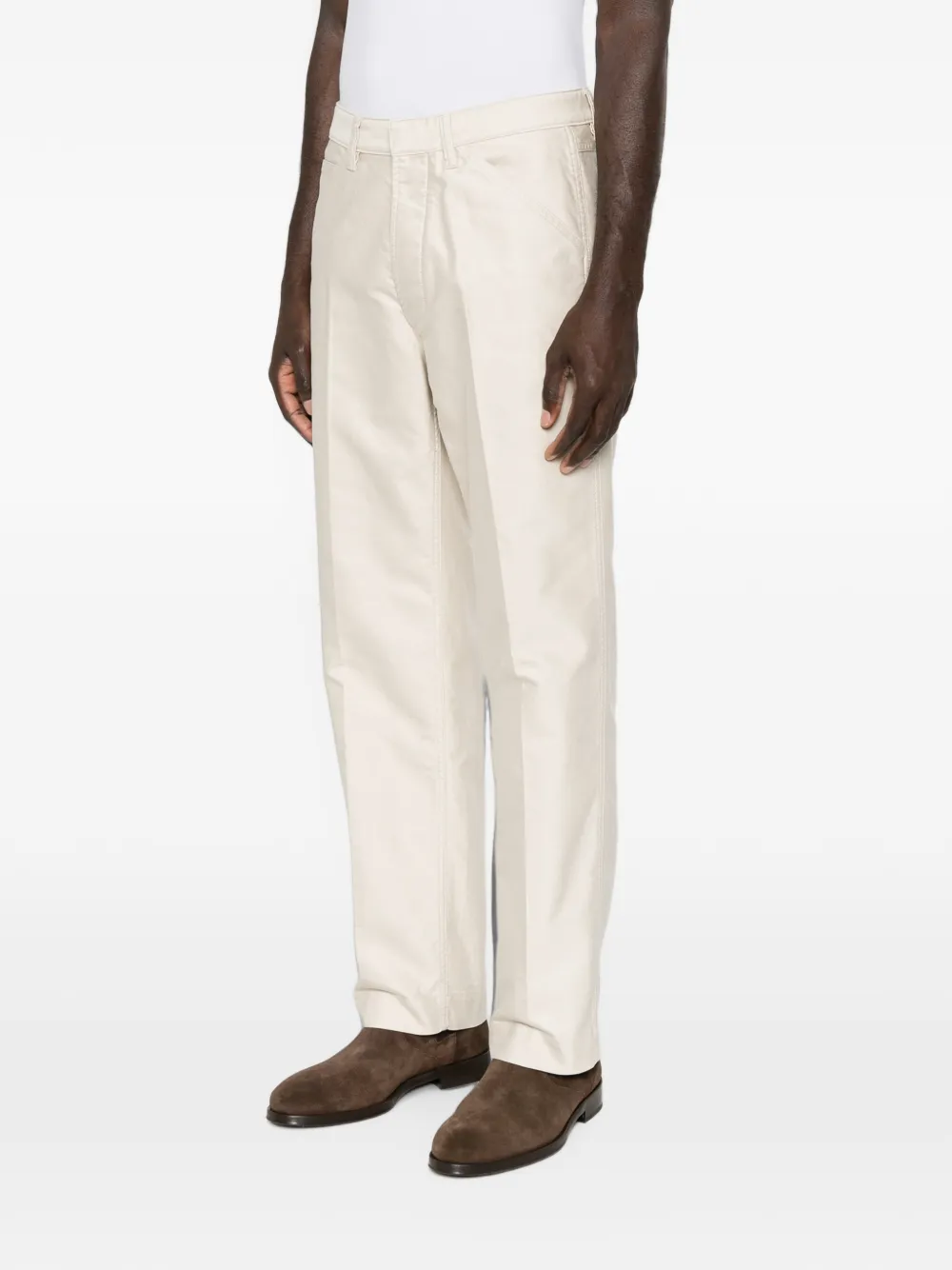 TOM FORD Satijnen cargo broek Beige