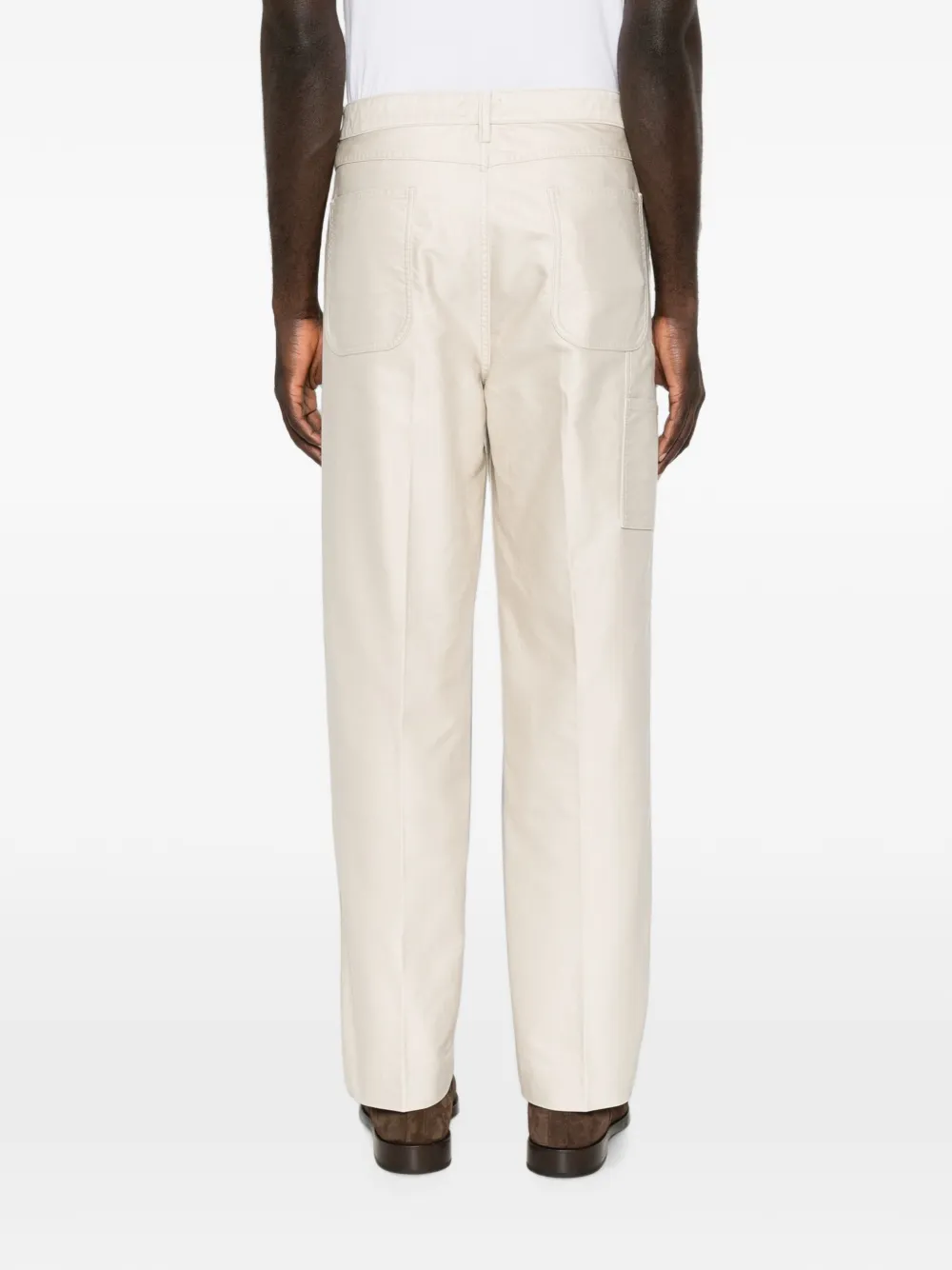 TOM FORD Satijnen cargo broek Beige
