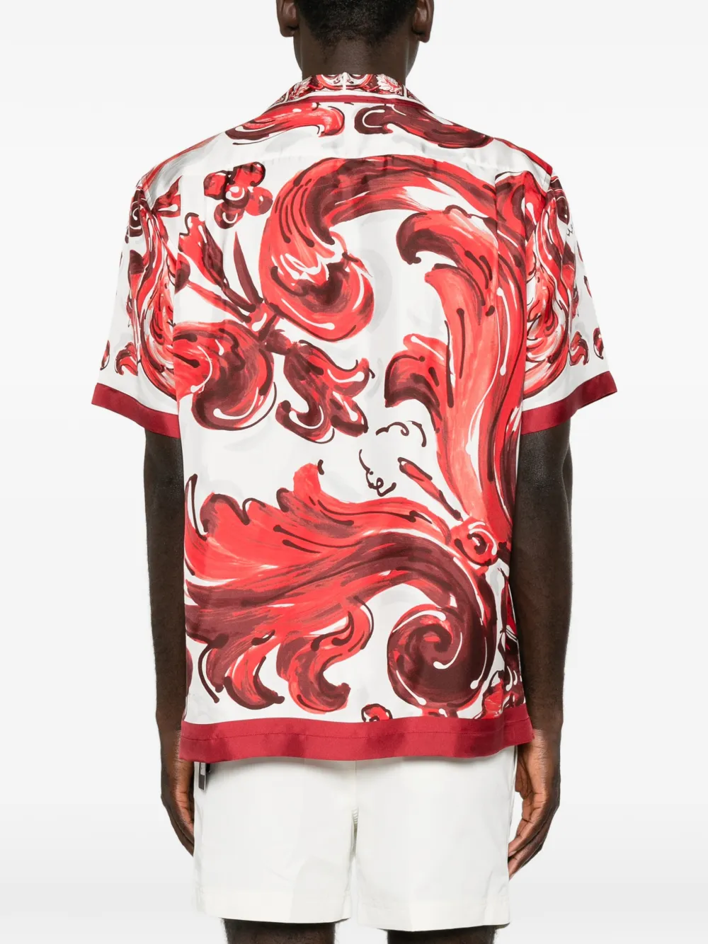 Dolce & Gabbana overhemd met korte mouwen Wit