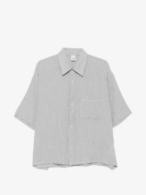 Won Hundred striped short-sleeve shirt