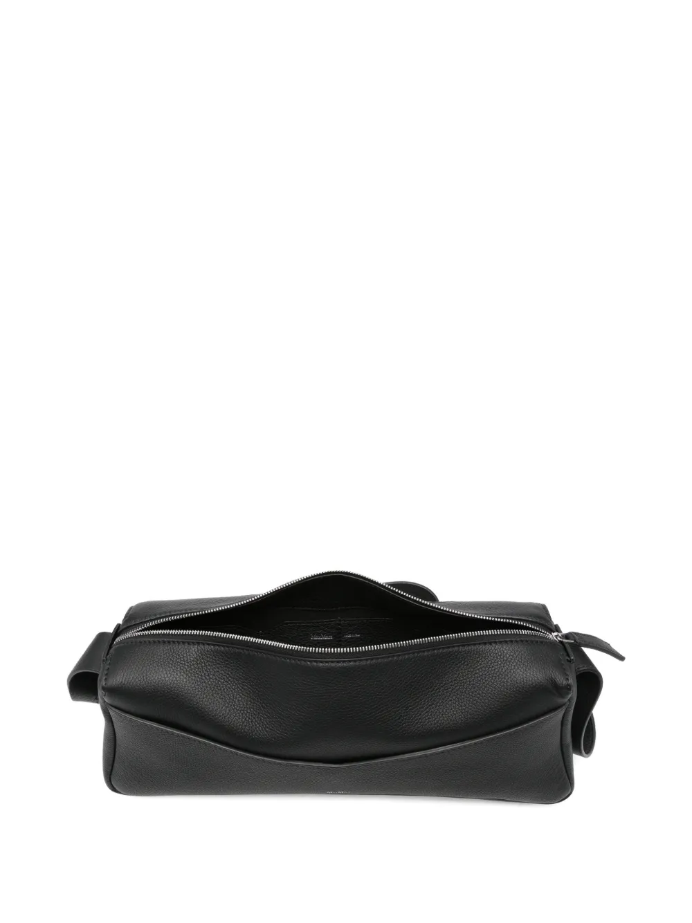 Max Mara Skippers leren schoudertas Zwart