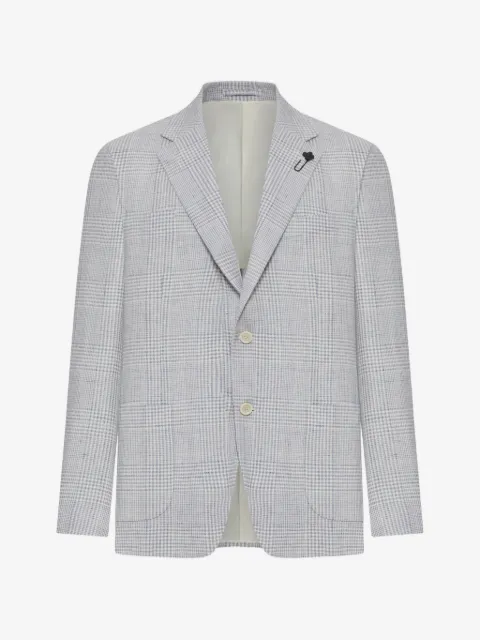 Lardini plaid-check blazer