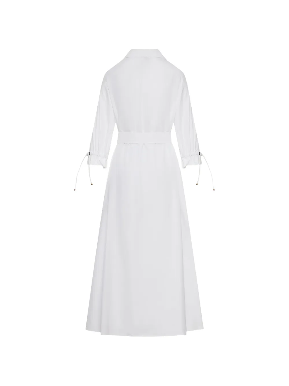 Max Mara Katoenen midi-jurk Wit