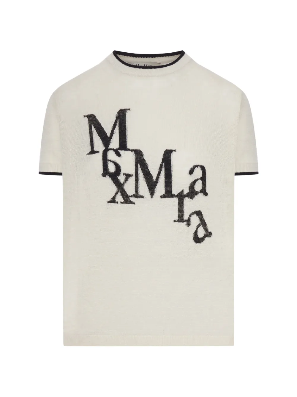 'S Max Mara logo-print T-shirt - Toni neutri