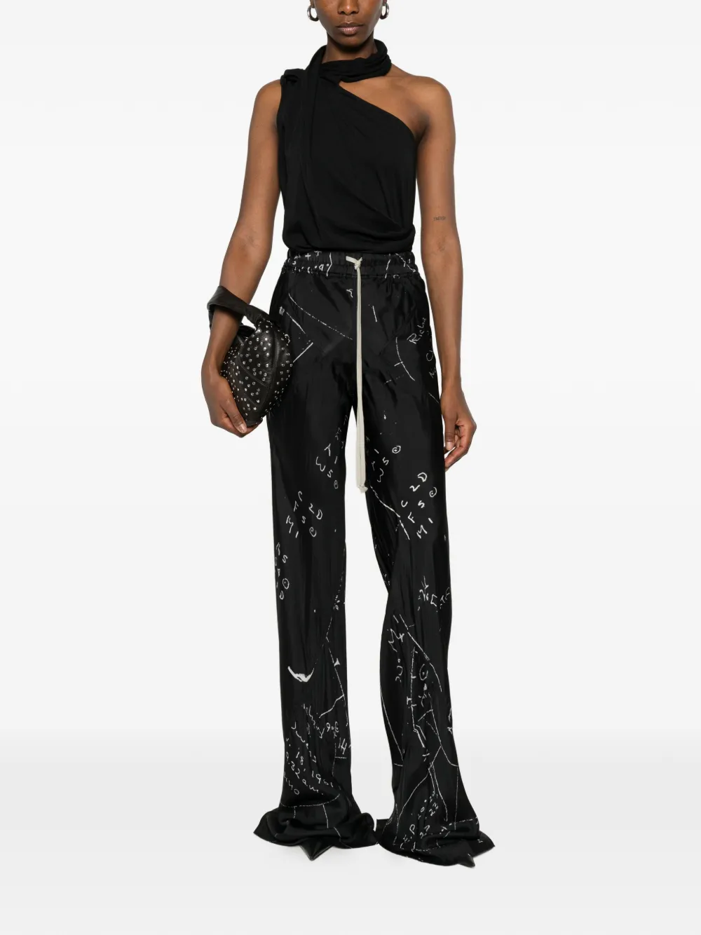 Rick Owens Broek met trekkoord Zwart