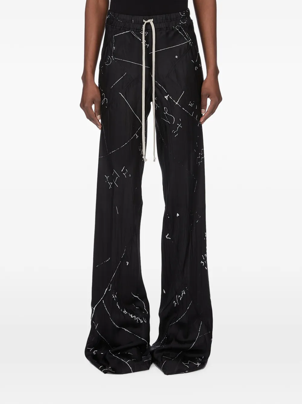 Rick Owens Broek met trekkoord Zwart