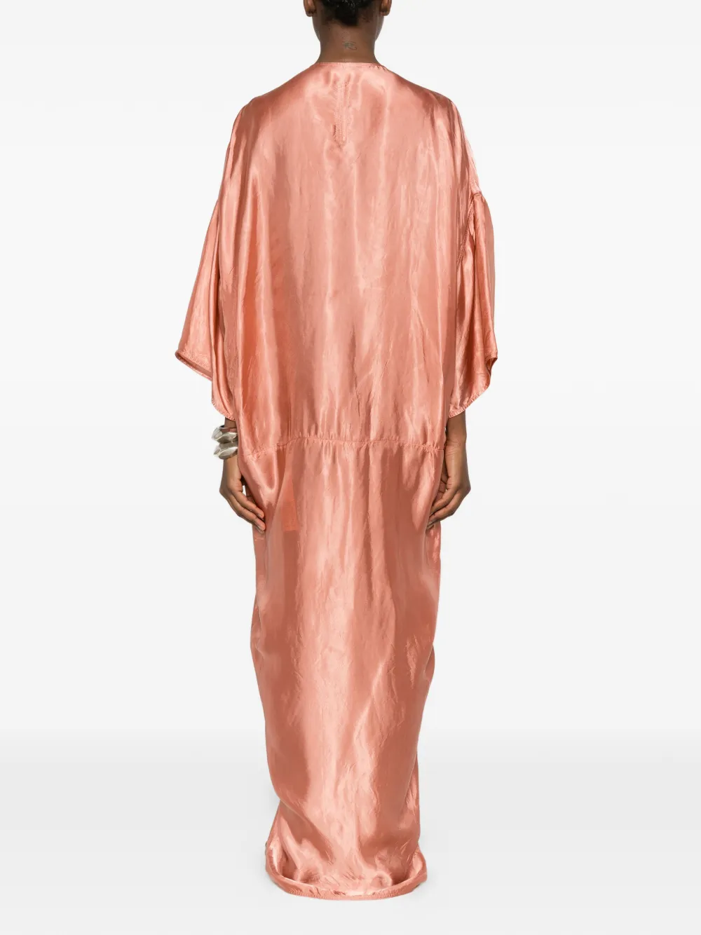 Rick Owens Tommykite maxi-jurk met V-hals Roze