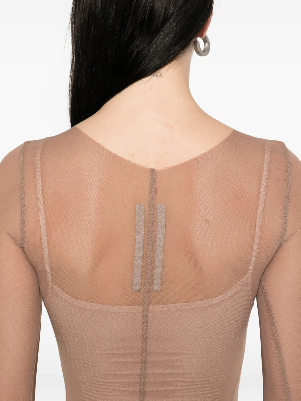 Rick Owens Temple maxi-jurk Beige