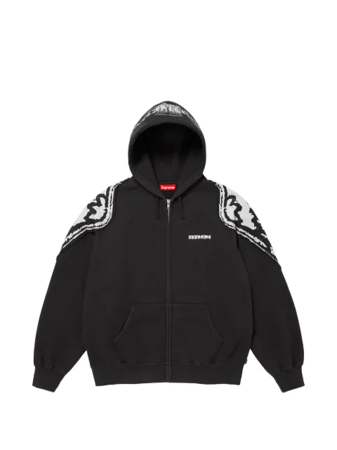 Supreme Wings zip-up hoodie 