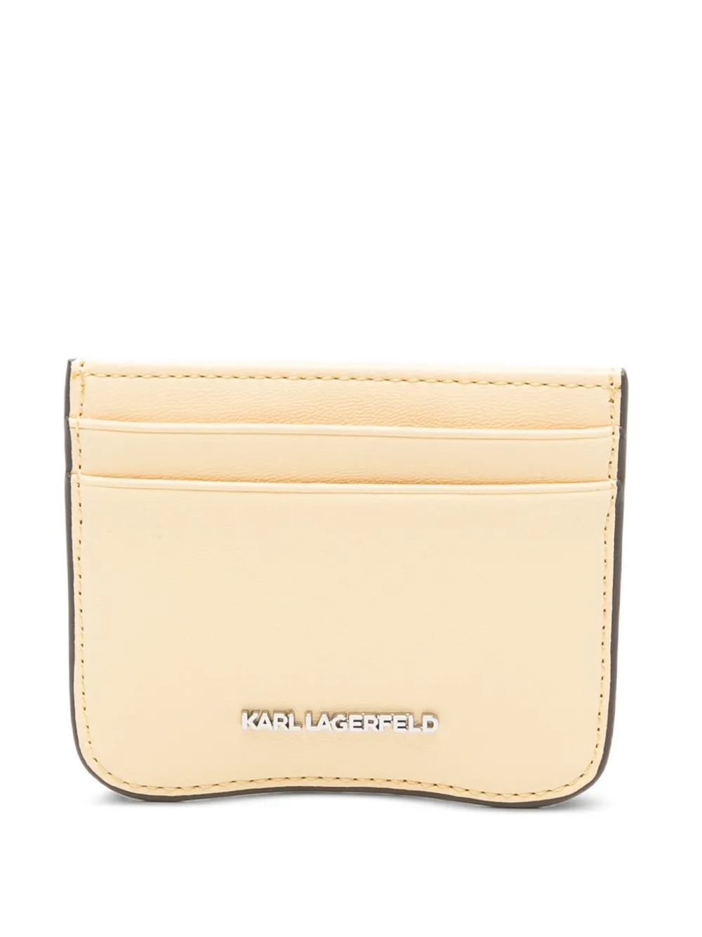 Karl Lagerfeld Ikon Smooth Outline portemonnee Beige