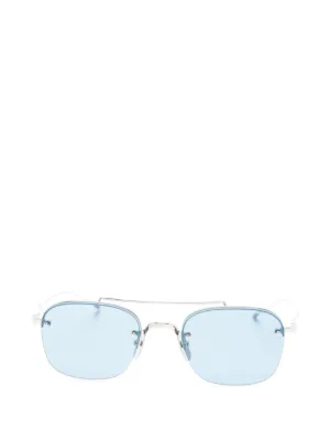 Cartier Eyewear リムレス スクエアサングラス | ブルー | FARFETCH JP
