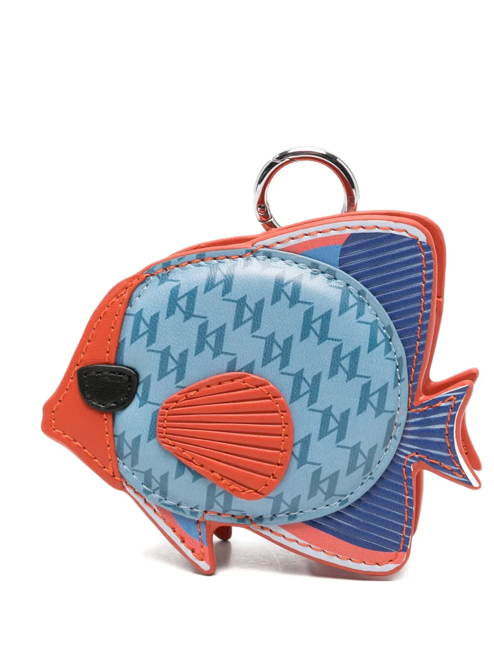 Karl Lagerfeld Ikon Fish coin purse - Blu