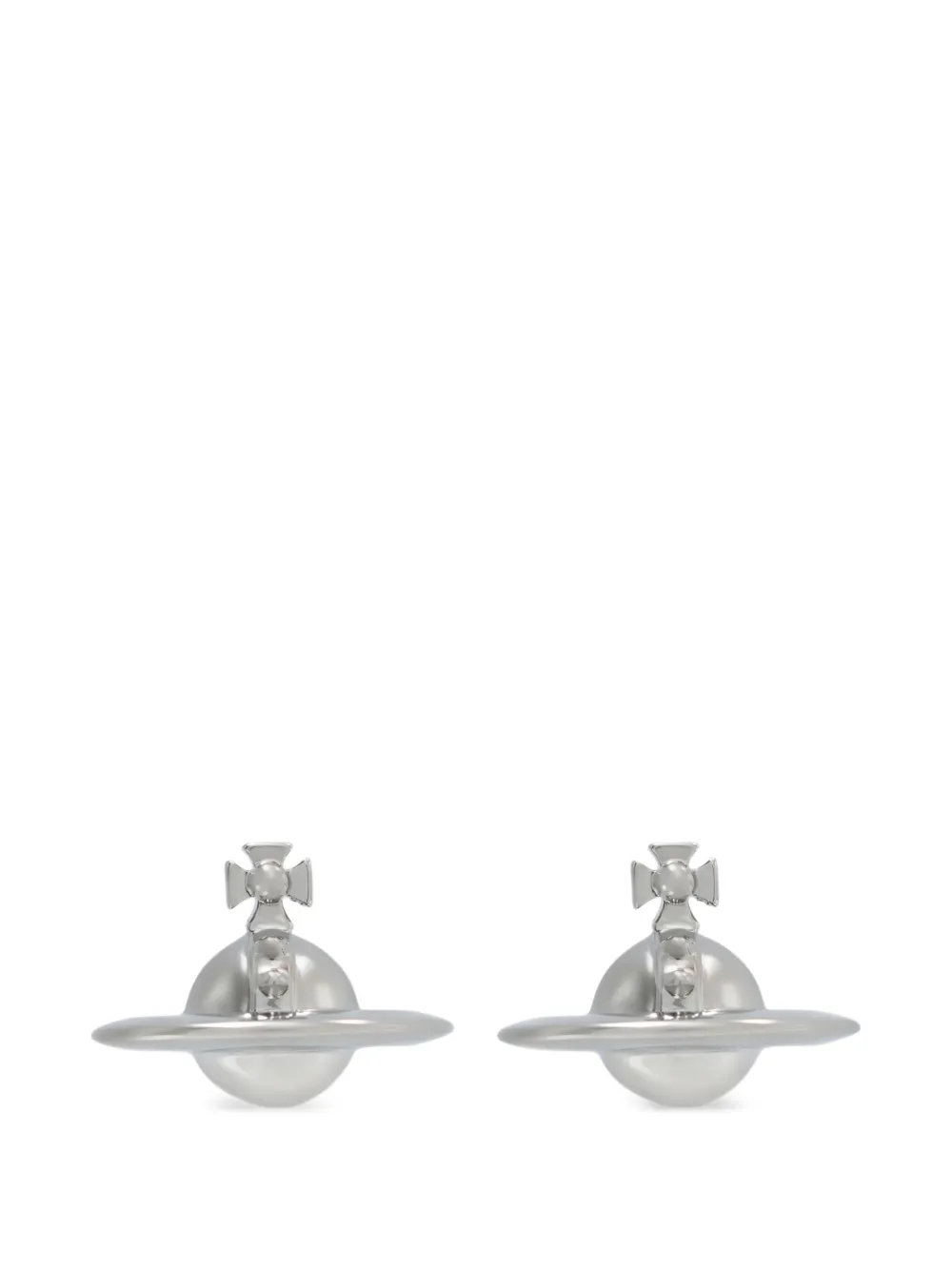 Vivienne Westwood solid Orb earrings - Argento