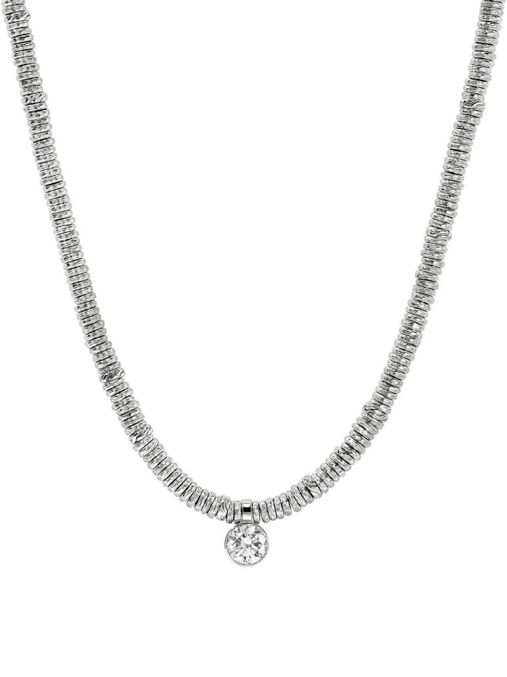John Hardy JH Lovestruck™ Heishi diamond necklace - Argento