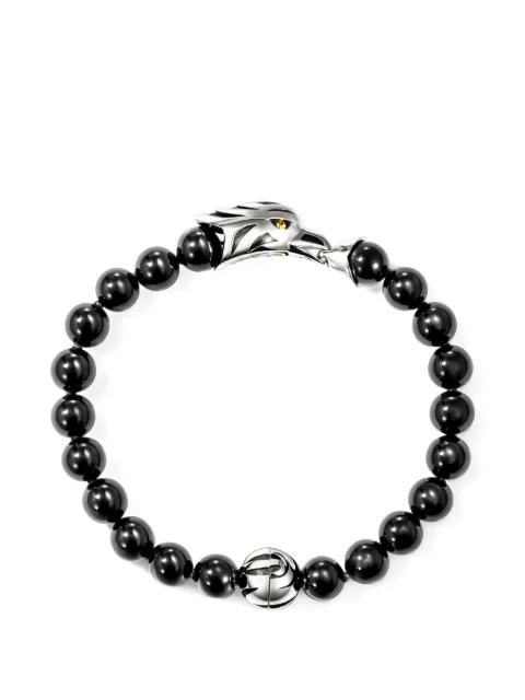 John Hardy sterling silver onyx eagle bracelet