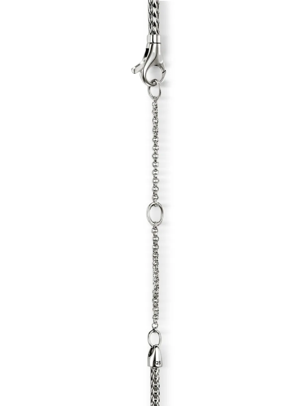  John Hardy Icon Stud Diamond Necklace - Silver 